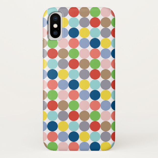 farbenfrohe Kreise pastellfarbener.. Case-Mate iPhone Hülle (Rückseite)