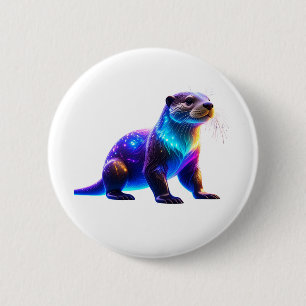 Farbenfrohe Kunst Button