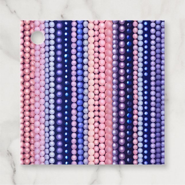 Farbenfrohe Kunsthandwerksschilder Geschenkanhänger (Vorderseite)