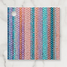 Farbenfrohe Kunsthandwerksschilder Geschenkanhänger