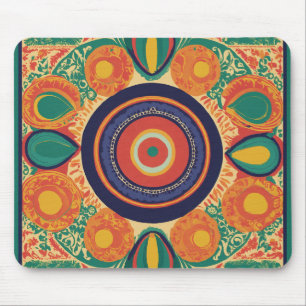 Farbenfrohe künstlerisch bedruckte Maus Pad Mousepad