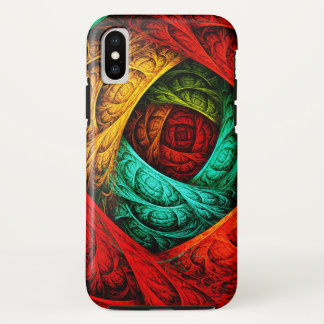 Farbenfrohe künstlerische Moderne Abstrakte Kunst Case-Mate iPhone Hülle