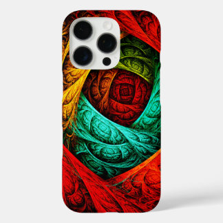Farbenfrohe künstlerische Moderne Abstrakte Kunst iPhone 16 Pro Hülle