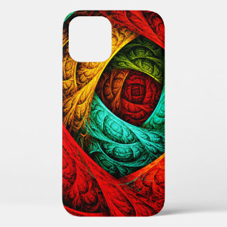 Farbenfrohe künstlerische Moderne Abstrakte Kunst Case-Mate iPhone Hülle