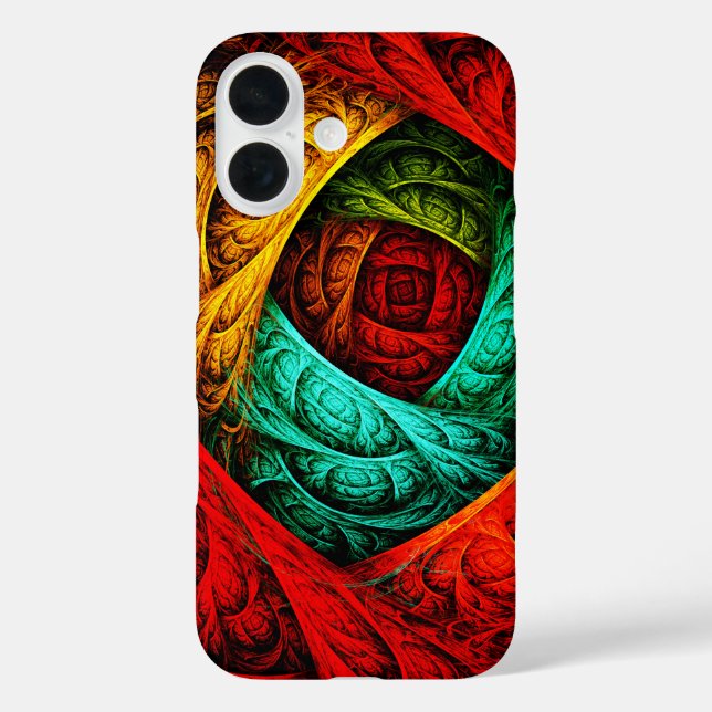 Farbenfrohe künstlerische Moderne Abstrakte Kunst  Case-Mate iPhone Hülle (Rückseite)