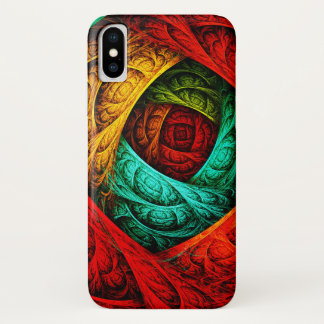 Farbenfrohe künstlerische Moderne Abstrakte Kunst Case-Mate iPhone Hülle
