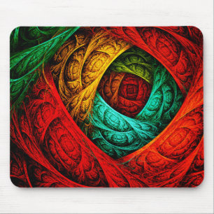 Farbenfrohe künstlerische Moderne Abstrakte Kunst Mousepad