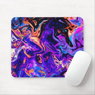 Farbenfrohe künstlerische Muster Mousepad