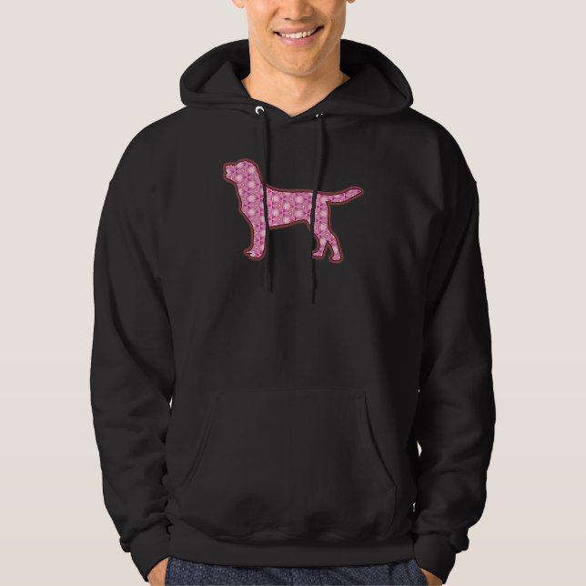 Farbenfrohe Labrador Retriever Hoodie (Vorderseite)