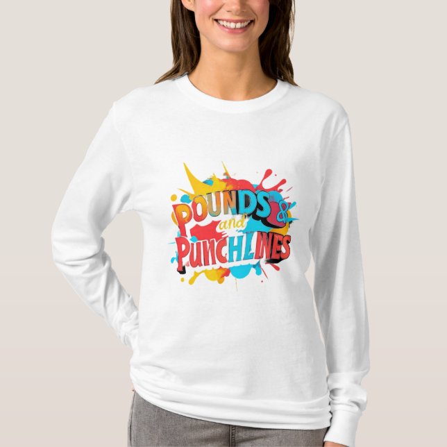 "Farbenfrohe Lachen" T-Shirt (Vorderseite)