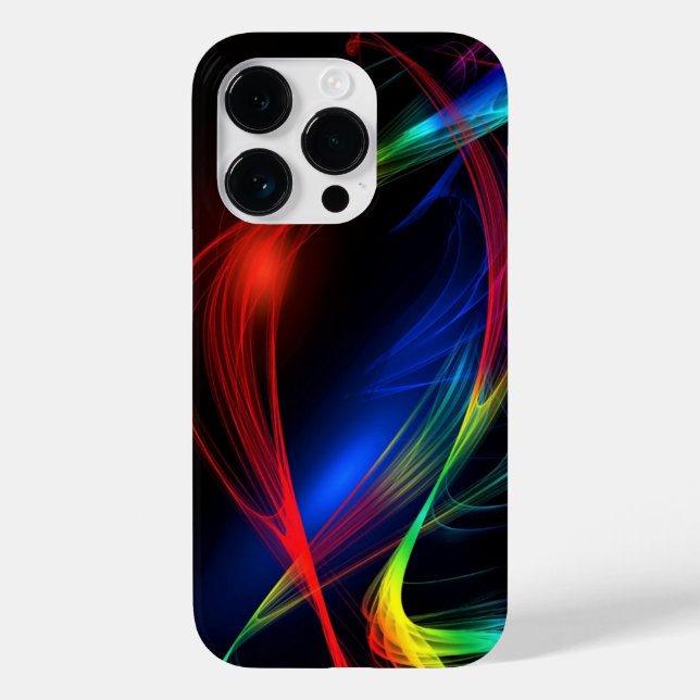 Farbenfrohe Lampen iPhone Case (Rückseite)