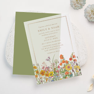 Farbenfrohe Ländliche Wildblumen-Hochzeit