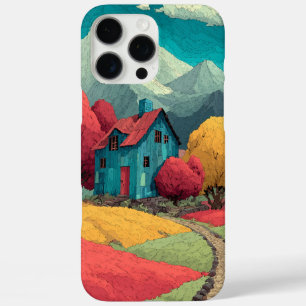Farbenfrohe Landschaft Design Handy Fall iPhone 16 Pro Max Hülle
