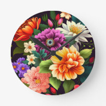 Farbenfrohe lebendige Blume