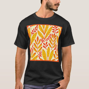 Farbenfrohe, lebendige Foliage Mosaik-Blätter Must T-Shirt