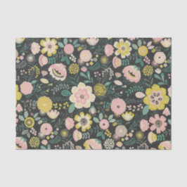 Farbenfrohe, lebendige, mädchenhafte Blume Seidenpapier