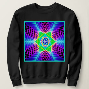 Farbenfrohe, lebhafte Muster Sweatshirt