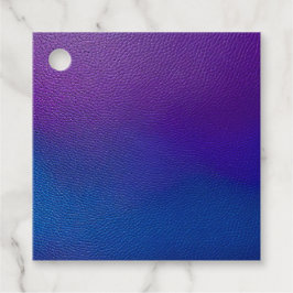 Farbenfrohe Lederkunst Geschenkanhänger