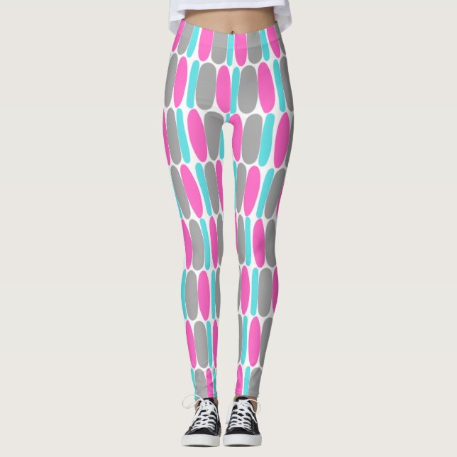 Farbenfrohe Leggings (Vorderseite)