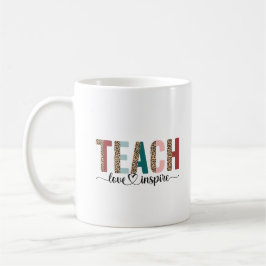 Farbenfrohe Leopard-Teachzettel Kaffeetasse