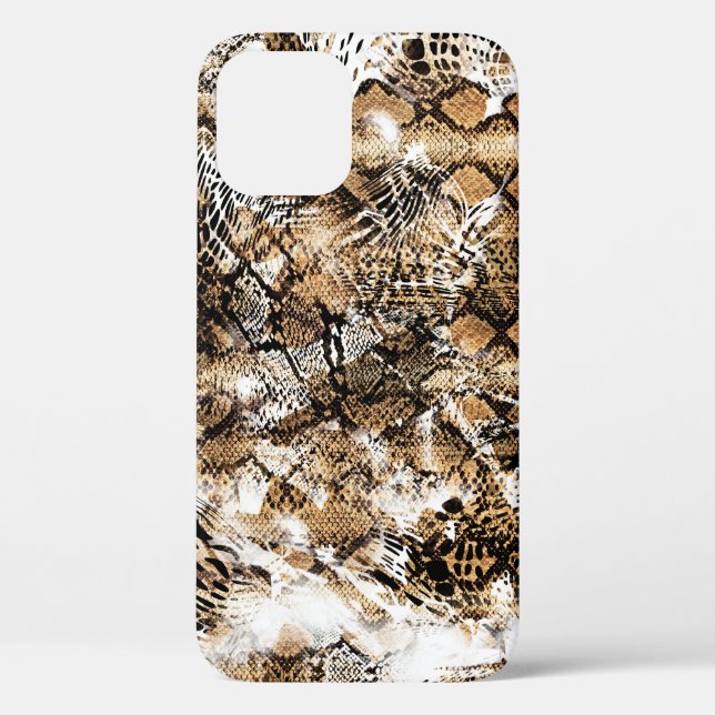Farbenfrohe Leopard Zebra Camouflage Muster Case-Mate iPhone Hülle (Rückseite)