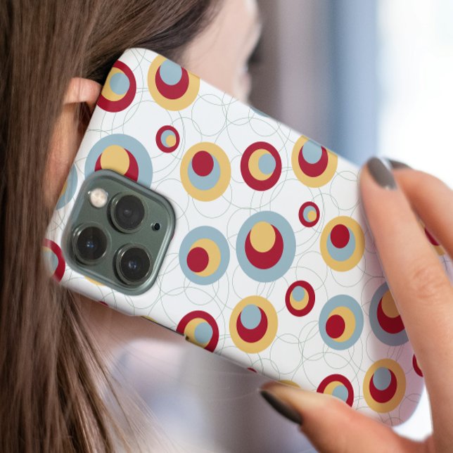 Farbenfrohe Leoparden aus der Mitte des Jahrhunder iPhone 16 Hülle (Von Creator hochgeladen)