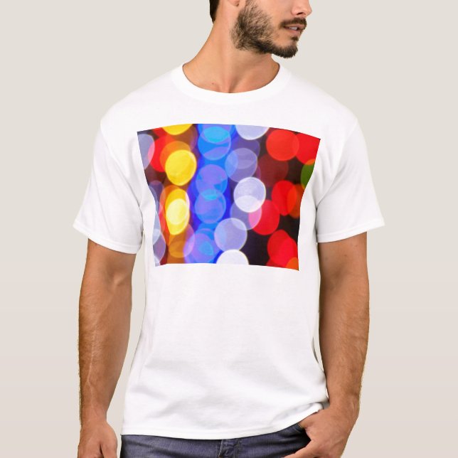 Farbenfrohe Leuchten T-Shirt (Vorderseite)