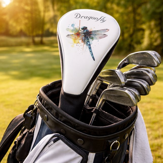 Farbenfrohe Libelle anpassbar Golf Headcover (Von Creator hochgeladen)