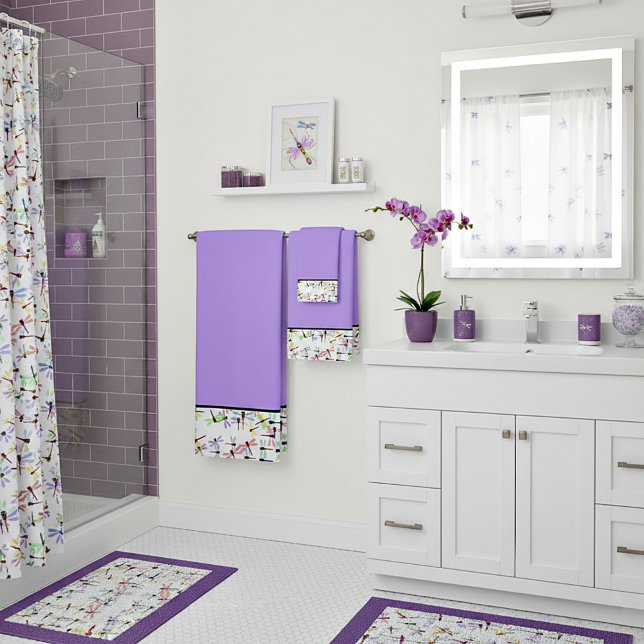 farbenfrohe Libellen Badhandtuch Set (Von Creator hochgeladen)