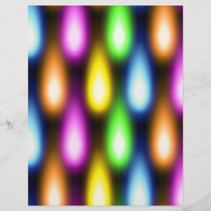 Farbenfrohe Lichteffekte Flyer