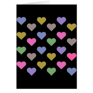 Farbenfrohe Liebe Herz