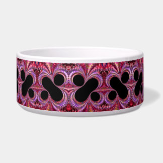 Farbenfrohe Lila Schwarze Prozent Fraktal Napf