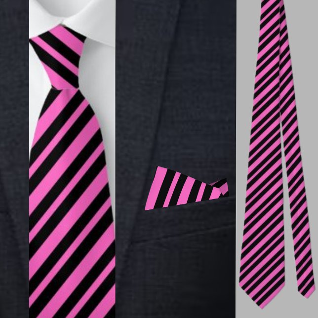 Farbenfrohe Lila Streifenmuster Krawatte (Von Creator hochgeladen)