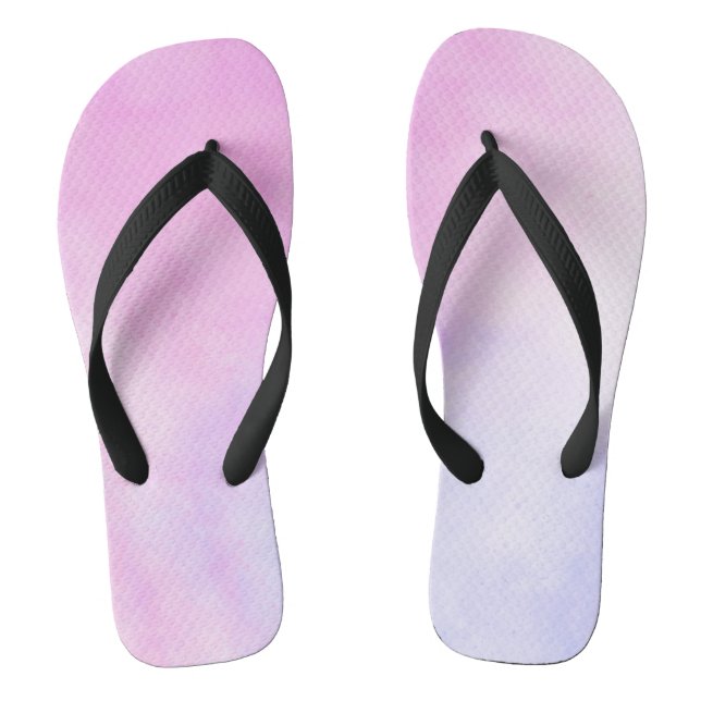 Farbenfrohe Lila Wellenpaare von Flip Flops (Fußbett)