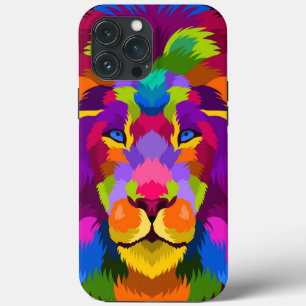 Farbenfrohe Lion Case-Mate iPhone Case