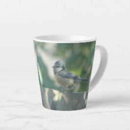 Farbenfrohe Little Bird Design Latte Tasse