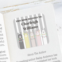 Farbenfrohe Llamas Dieses Buch gehört zum Buchzeic