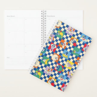 Farbenfrohe LOONEY TUNES™ Schachbrett Toss Pattern Planer