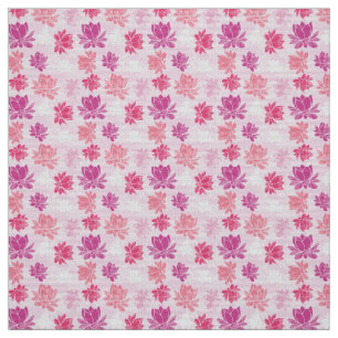 Farbenfrohe Lotus-Blume Stoff
