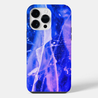 Farbenfrohe Luminy Abstrakt Blue White Navy Leggin iPhone 14 Pro Max Hülle