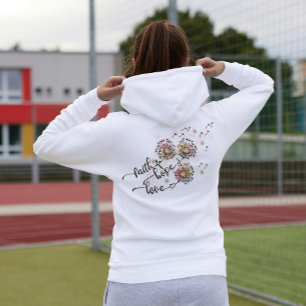 Farbenfrohe Lüster Christliche Liebe der Hoffnung Hoodie