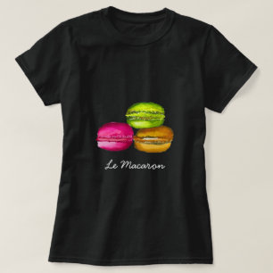 Farbenfrohe Macarons Aquarellkunst funky T-Shirt