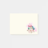 Farbenfrohe Macarons und Blume Wasserfarben