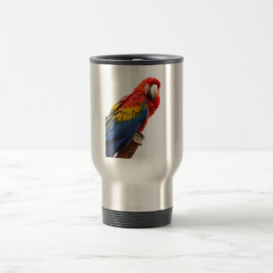 Farbenfrohe Macaw Chic Classy Mod Tropical Reisebecher