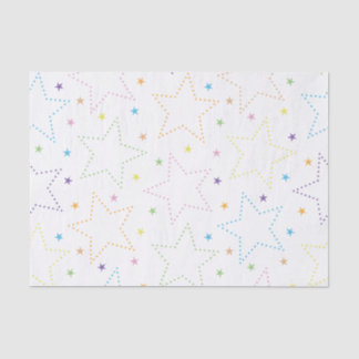 Farbenfrohe Magie Starry Night Sky Muster Seidenpapier