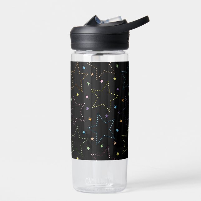 Farbenfrohe Magie Starry Night Sky Muster Trinkflasche (Links)