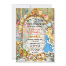 Farbenfrohe magische Alice's Wunderland Tea Geburt