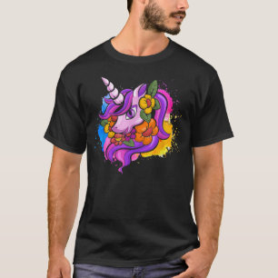 Farbenfrohe magische Tierwelt Einhorn Lover Fairyt T-Shirt