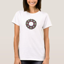 Farbenfrohe Mandala Blume Design