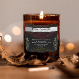 Farbenfrohe Mandala Blumenstraube Quadratischer Aufkleber